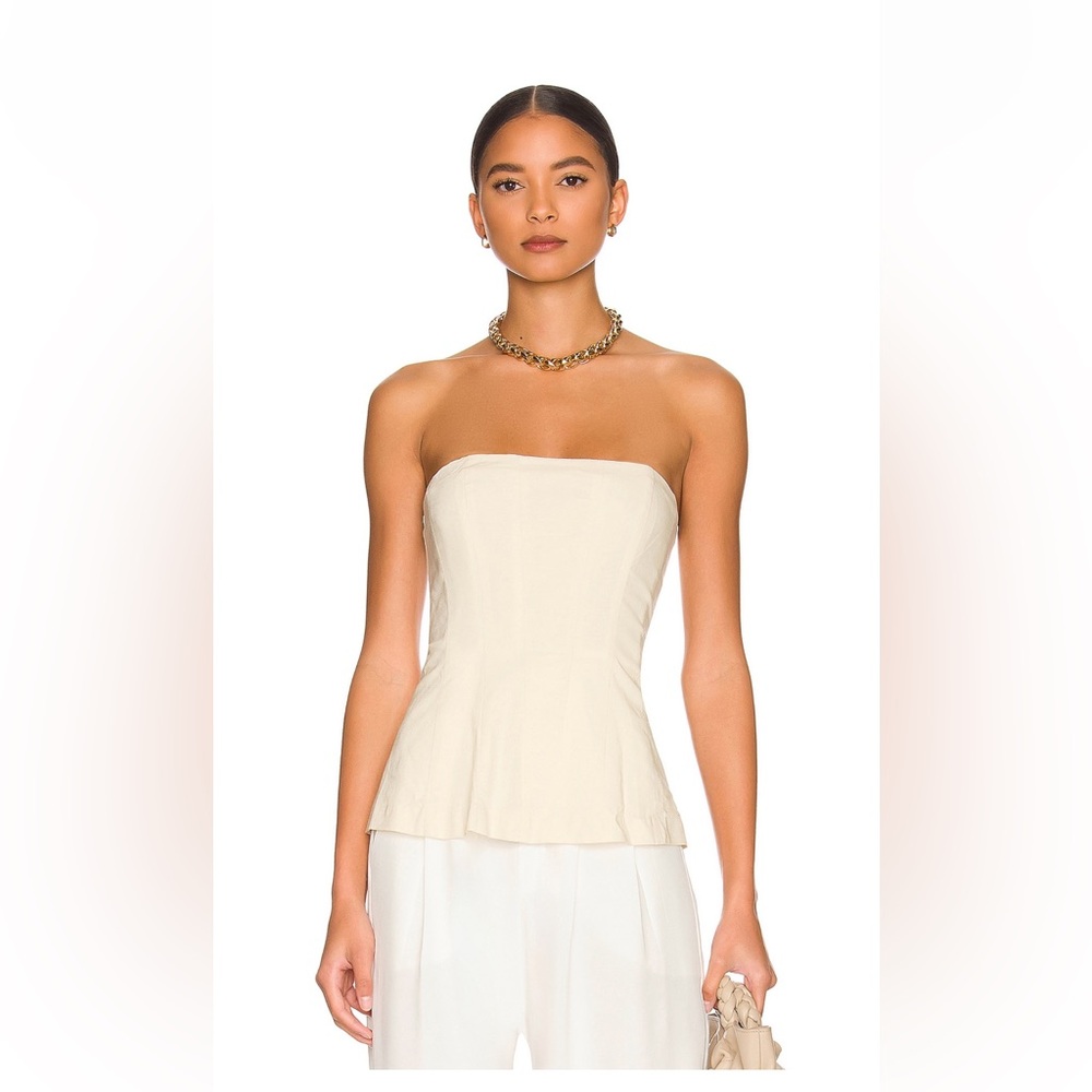L’Academie Lorena Strapless Top